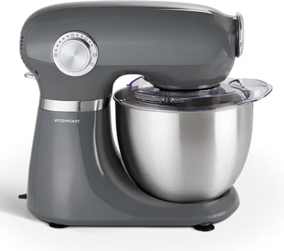 Keukenmachine - Mixer Banket - Bakken Ingrediënten - Planetair Systeem - 5 Liter Kom - Grijs