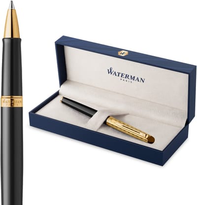 Waterman Hémisphère-rollerbalpen | De Opera-collectie | Zwart & goud | Geschenkverpakking