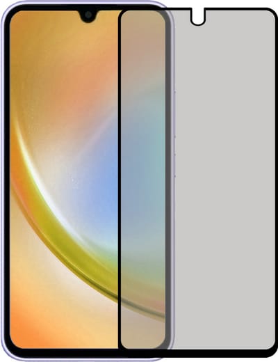 Screenprotector Geschikt voor Samsung Galaxy A34 - Privacy Filter - Beschermglas - Gehard Glas - Tempered Glass - Screen Protector