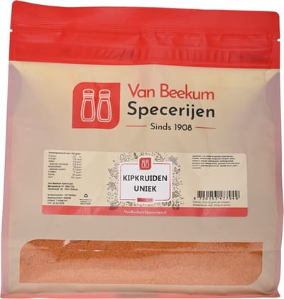 Van Beekum Specerijen - Kipkruiden Uniek - 1 KG (hersluitbare stazak)