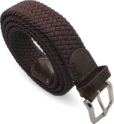 Safekeepers elastische riem -riem elastiek dames - Stretch Riem - riem dames - broekriem - 110 - bruin