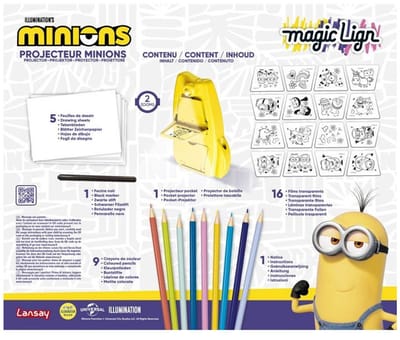 Lansay – Magic Lign Minions – Projector tekenen – Compact – 40+