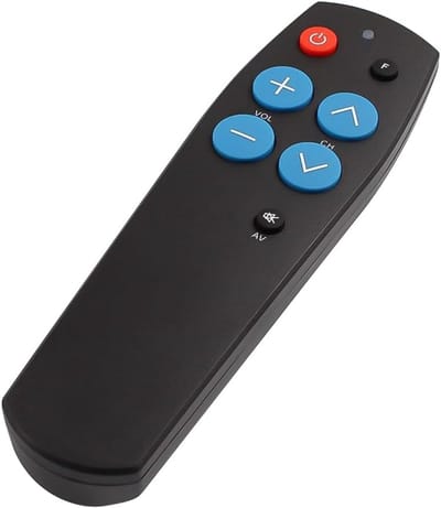 Universele Afstandsbediening met Grote Knoppen - Eenvoudig Instelbaar voor TV en Kabel
