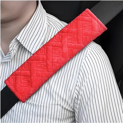 Dailygoods- Veiligheidsgordelbeschermer 2 Stuks - Schouderkussen - Auto Organizer - Comfortabel - Stijlvol Design - Hoogwaardig Materiaal - 6x26cm - Gordelkussen