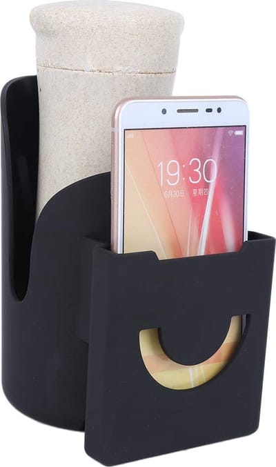 La'Moussawi ® Kinderwagenaccessoire met Bekerhouder en Telefoonhouder voor Universeel Gebruik