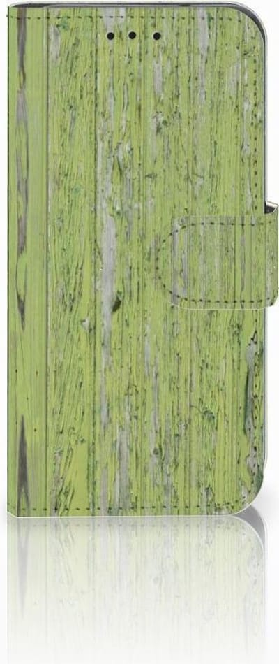 Boekhoesje voor Samsung Galaxy S10e Book Style Case Green Wood
