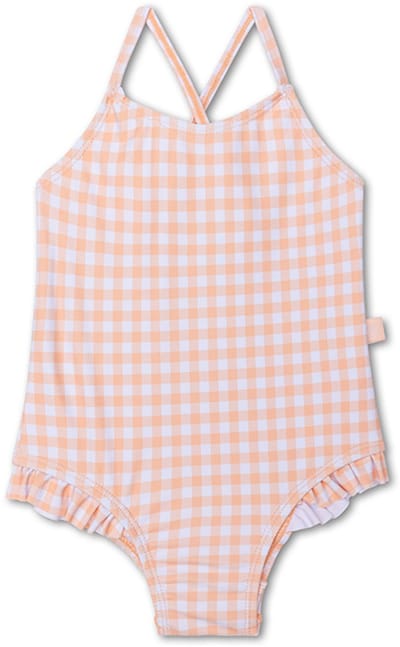Sunset Grid Bathing Suit