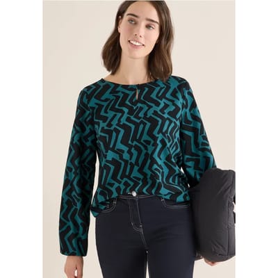 Blouse met grafisch patroon