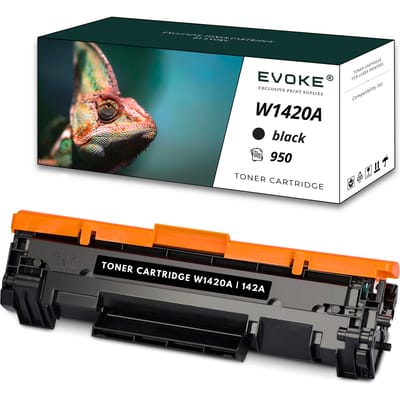 Evoke Compatibele Toner voor Hp W1420A 142A Zwart Zonder Chip 950 Pagina's Laserjet M110W M110We Mfp M140W M140We