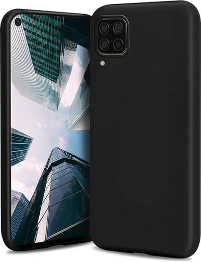 DrPhone SH Siliconen Hoesje - Zacht Hoesje - Geschikt voor Huawei P40 Lite  - Zwart