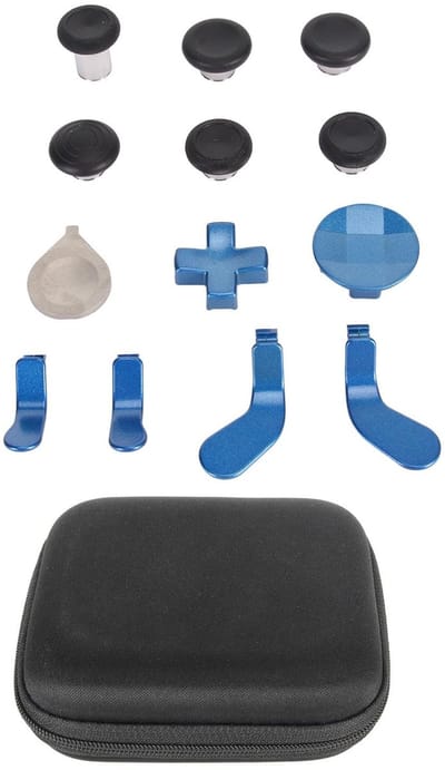 OmGoods - Dailygoody - Metalen Thumbsticks - Vervangende Joysticks - Programmeerbare Knoppen - Blauw - Gaming Accessoires - Geschikt voor One Elite Series 2 - K