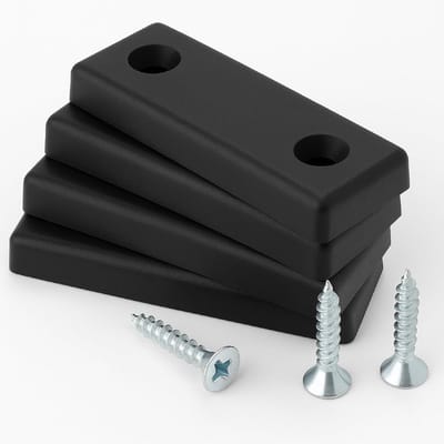 20x Set Meubelglijders Kunststof 50x14x5mm - Vloerglijders & Stoelglijders voor Parket, Laminaat en Tegel