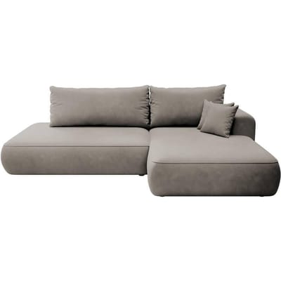 Hoekbank met slaapfunctie Fermizzi rechts chenille | Selsey Design