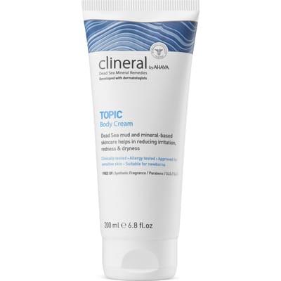 AHAVA CLINERAL TOPIC Lichaamscreme - Verlicht Droogheid & Irritaties | Vermindert Roodheid | Herstellend & Hydraterend | Body Cream | Moisturizer voor een droge huid & gezicht | Bodycreme voor mannen & vrouwen - 200ml