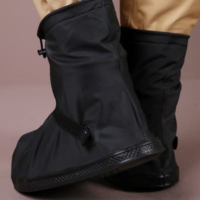 QTTVBTNA -Waterdichte Schoenhoezen met Antislip Zool -XL– Herbruikbare Regen- en Sneeuwover­schoenen van PVC – Duurzame Bescherming tegen Modder voor Fietsen, Wandelen en Reizen