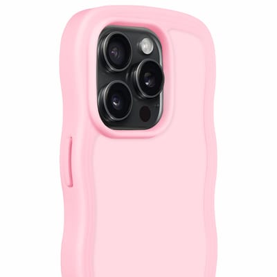 Holdit Wavy Case voor de Apple iPhone 14 Pro Max - Roze
