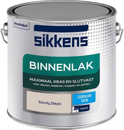 Sikkens - Binnenlak Zijdeglans - Sandy Steps - Mengverf - 2,5 L