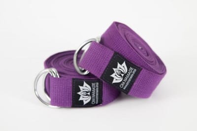 Om Namaste Yogariem - Paarse Riem voor Yoga