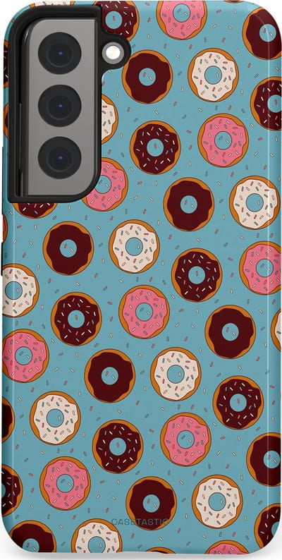 Casetastic Hoesje Geschikt voor Samsung S22 - Stijlvolle Beschermende Duo-layer Case - Donut Dromen