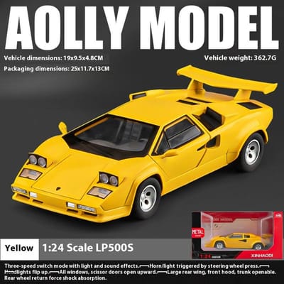 1:24 Lp500S Legering Model Speelgoed, Coole Bureau Decoraties, Verfijnde Ornamenten, Halloween/Kerstmis/Verjaardag Cadeaus