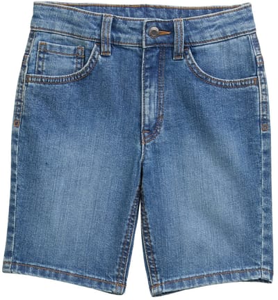 Tom Tailor - Basic Jeans Korte Broek - Maat 98 - mid stone bright blue denim