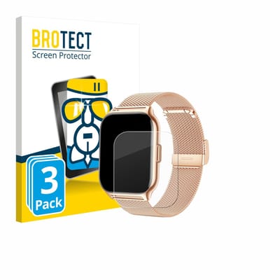 Screenprotector 3 Stuks voor APAUK Smartwatch 2.01" Beschermglas transparant