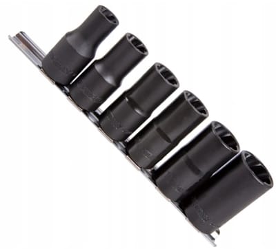 King Tony Dopslagdoppen voor Beschadigde Schroeven 1/2" - 9TD036MR