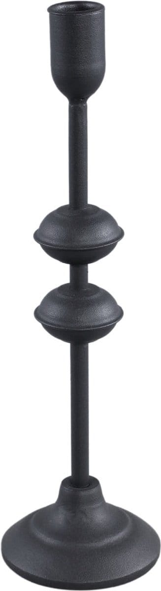 PTMD Ciba Kandelaar - 40 x 21 x 35 cm - Ijzer - Zwart