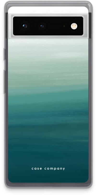 Case Company® - Hoesje geschikt voor Google Pixel 6 hoesje - Ocean - Soft Cover Telefoonhoesje - Bescherming aan alle Kanten en Schermrand