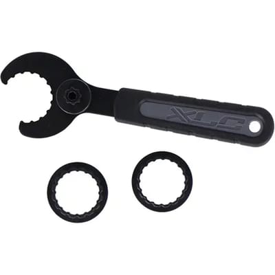 XLC TO-S01 Trapassleutel - Inclusief adapters - Shimano - Truvativ - Campagnolo