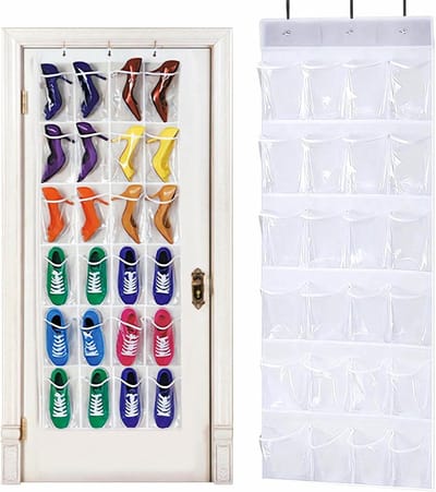 Ronte - Hangende Opbergtas met Zakken en Haken voor Schoenen en Kleding - Opvouwbare Schoenenopberger - Stevige Mesh Schoenenhouder - Voor Mannen, Vrouwen, Kinderen