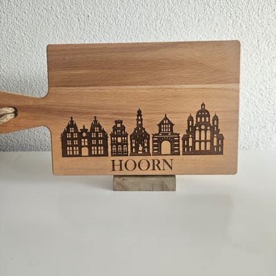 borrelplank beukenhout skyline Hoorn 34 cm