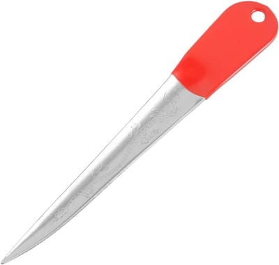 Rieten reparatiegereedschap - Weefgereedschap meubels - Rotan meubels herstellen - Roestvrij staal - 178 cm - Rood