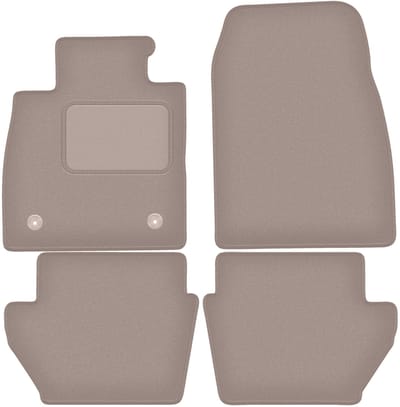 Beige velours matten voor: Ford Puma II crossover (2019-)