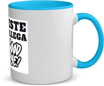 Akyol - beste collega koffiemok - theemok - blauw - Beste collega - teamgenoot - afscheid - 350 ML inhoud