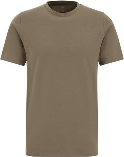WE Fashion Heren slim fit T-shirt