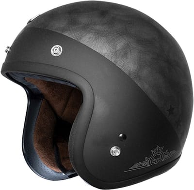 Origine | primo rocker | jethelm | mat zilver | maat S | snorfiets, scooter & motor