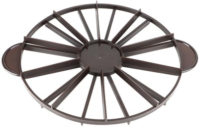 Dailygoods- Taartserver Ergonomisch - Taartsnijder 10/12 Punten - Cakeportie Marker - Duurzaam - Veilig Food Grade Materiaal - Handig in Gebruik