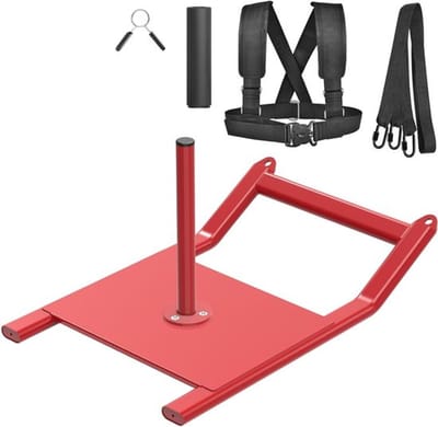 Krachttraining Sled voor Fitness en Speed Training - Ideaal voor Atleten en Obstacle Courses - Duurzaam Staal en Efficiënt Gebruik