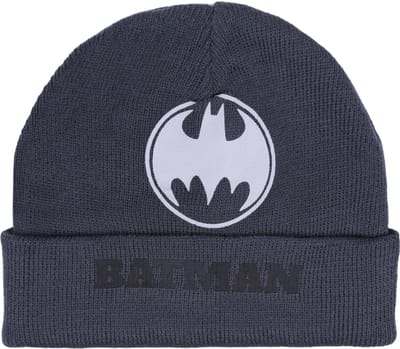 Donkergrijze, warme muts Batman DC Comics 56 cm