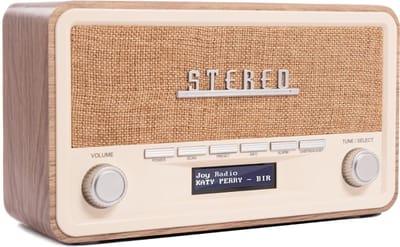TIM® CD Speler - CD Speler Bluetooth - FM radio - Bruin - 27cm x 11cm x 15cm