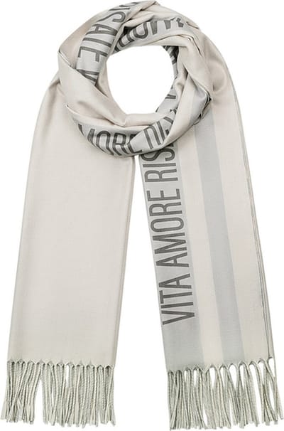 Bijoutheek Sjaal (Fashion) Amore (68x190cm) Grijs