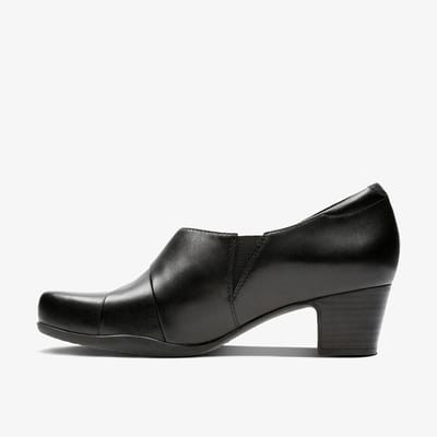 Rosalyn Adele Zwarte Leren Schoenen