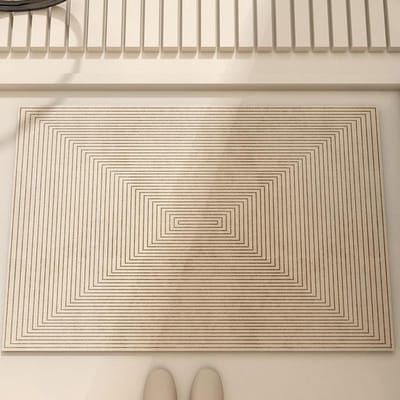 Diatomeeënaarde Vloermat Vuilafstotende Badkamervloermat High-end Sneldrogende Waterabsorberende Pad Badkamer Antislip Pad Onderhoudsvriendelijke Voetmat 50 * 80Cm