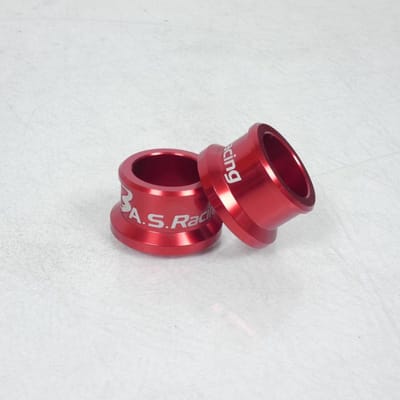 Paire entretoise de roue Ø25x33x40xL23mm 3AS Racing pour moto Honda 250 CR