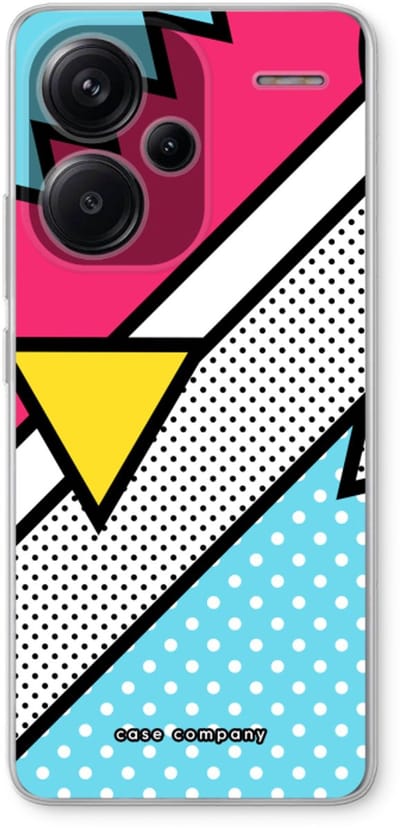 Case Company® - Hoesje geschikt voor Xiaomi Redmi Note 13 Pro plus hoesje - Pop Art #3 - Soft Cover Telefoonhoesje - Bescherming aan alle Kanten en Schermrand