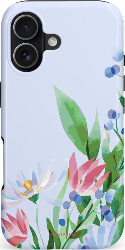 Casetastic hoesje geschikt voor Apple iPhone 17 - MagSafe - Dubbellaagse bescherming - Dromen in pastel - Fashion Case - Lichtgrijs Mintgroen