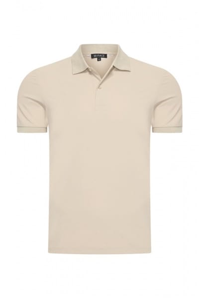 MI PIACE - Travel Men Polo Shirt 2013 Sand - Maat : M