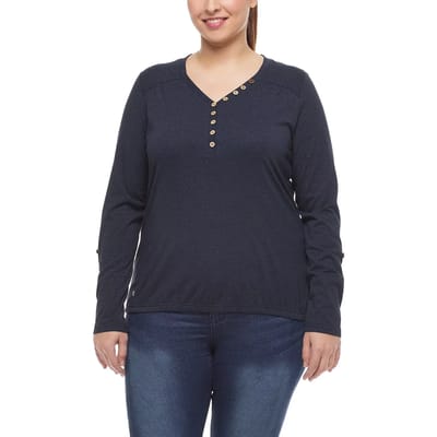 Dames-T-shirt met lange mouwen Ragwear Pinch Plus