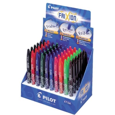 Rollerpen pilot frixion bl-fr7 m display assorti | 60 stuks